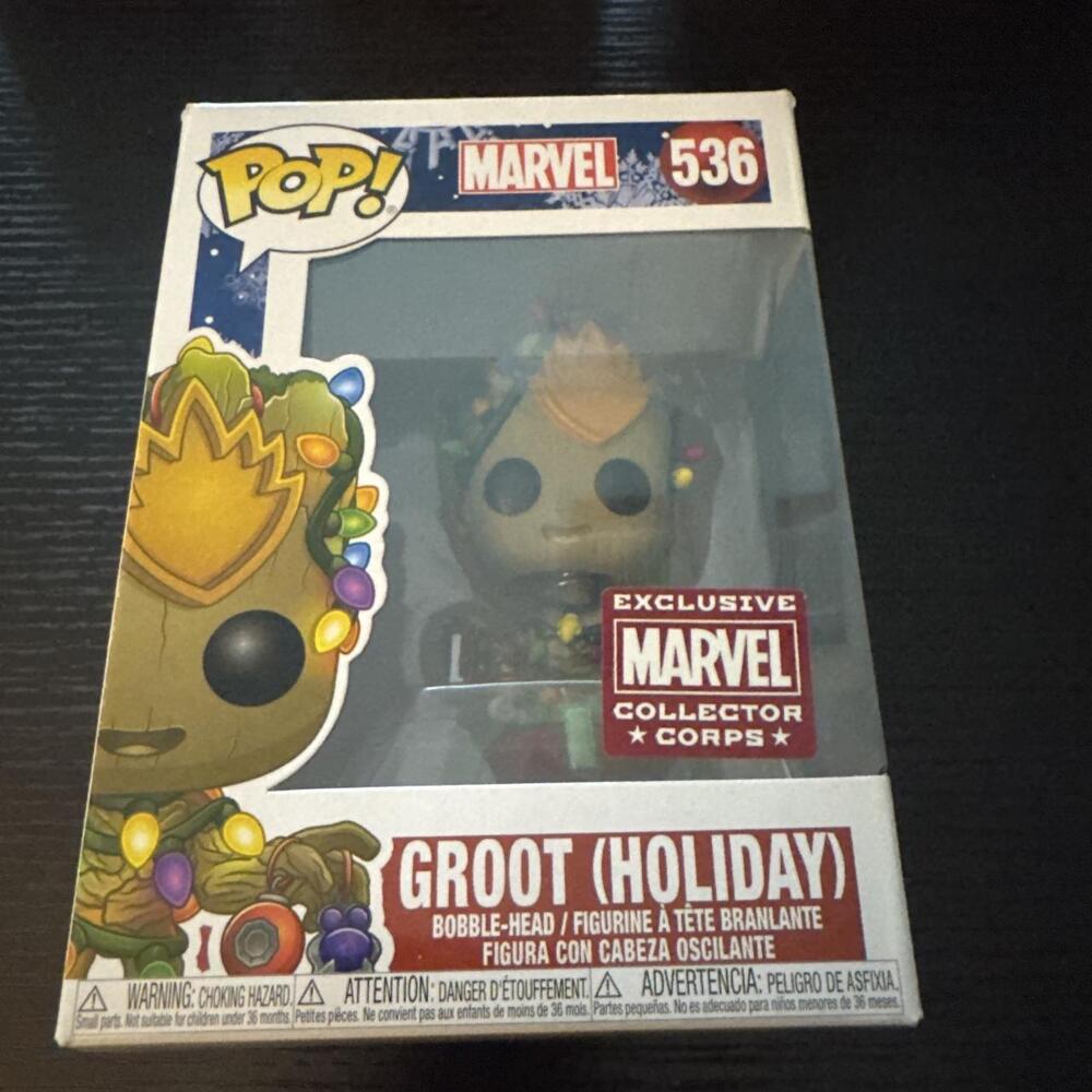 Funko Pop! Marvel Groot Holiday Bobblehead #536